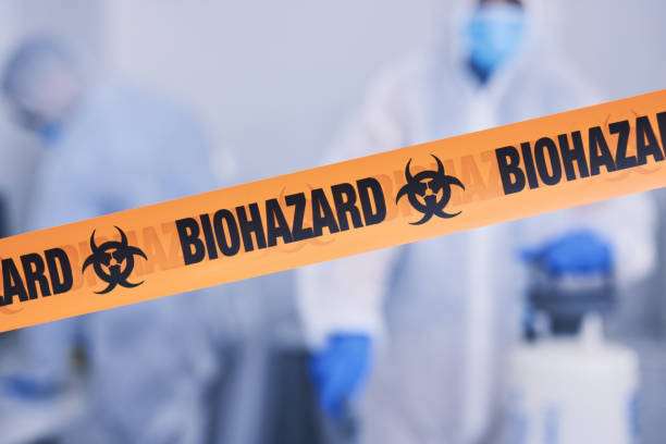Professional Blood Cleanup technician working in Long Beach, MD